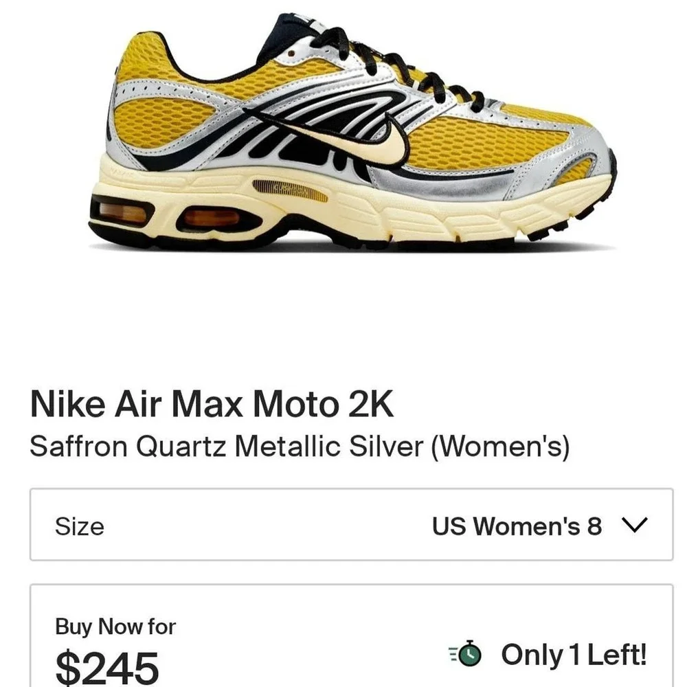 Nike Air Max Moto 2K in Saffron Quartz Women's - 8 US